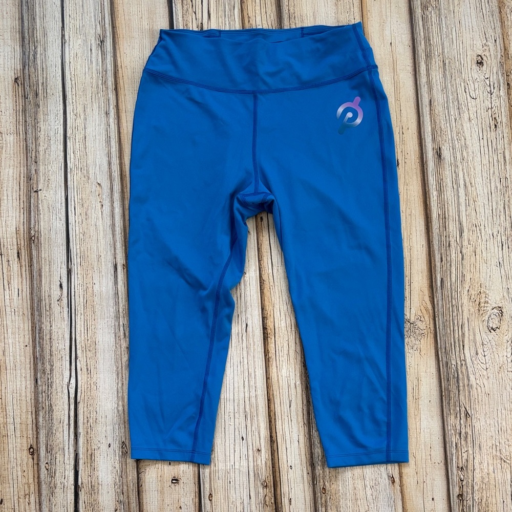 Peloton Blue capri Leggings